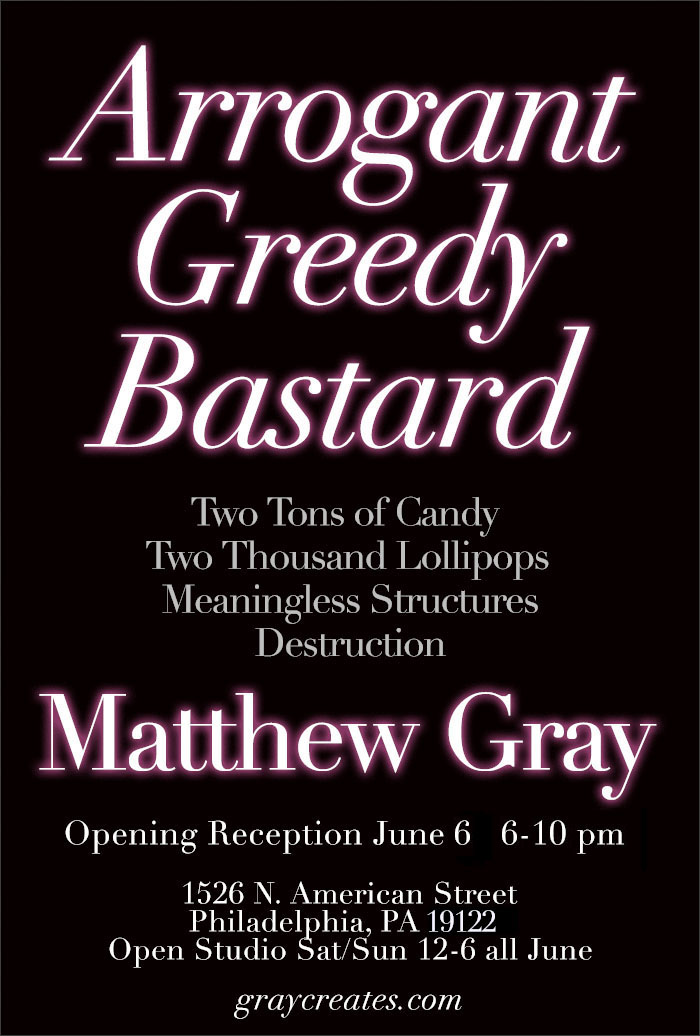 Matthew Gray Arrogant Greedy Bastard